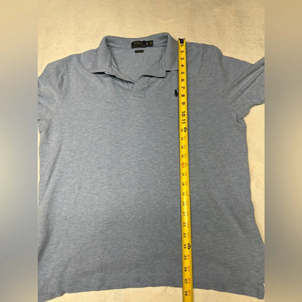 Polo Ralph Lauren Men’s XL Heather Blue Short‎ Sleeve Polo